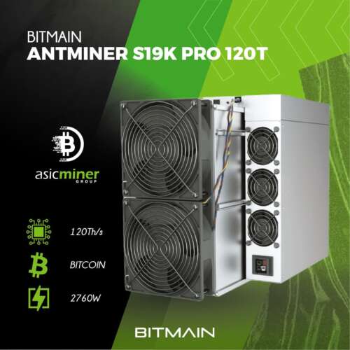 Bitmain Antminer S19k Pro 120Th