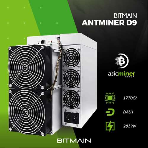 Bitmain Antminer D9 (1770Gh)