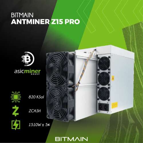 Bitmain Antminer Z15 PRO (820KSOL)