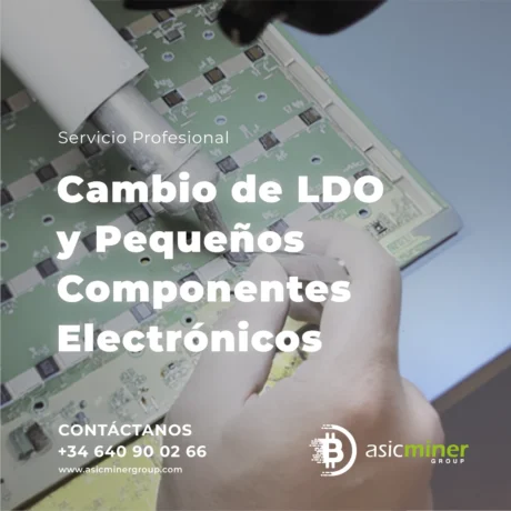 Cambio de LDO y Pequeños Componentes Electrónicos