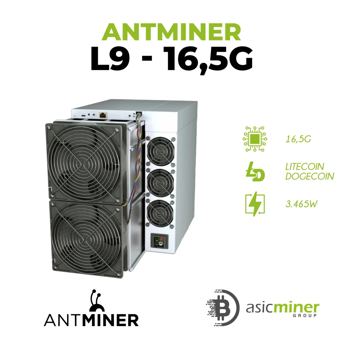 Antiminer L9 15-16-16,5-17G - Image 2