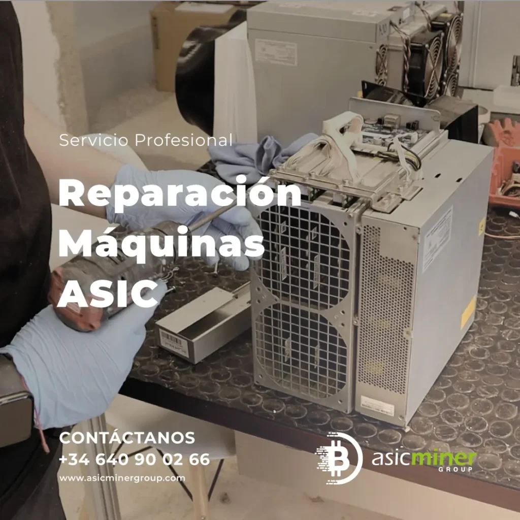 REPARACION MAQUINAS ASIC