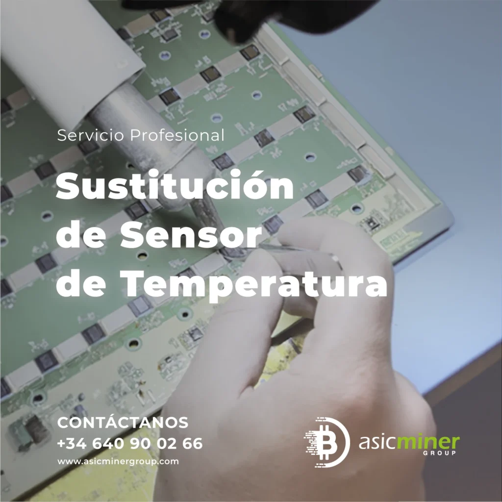 SERVICIO REPARACIONES Sustitucion de Sensor de Temperatura